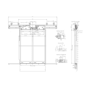 Center Opening Landing Door Device 05S
