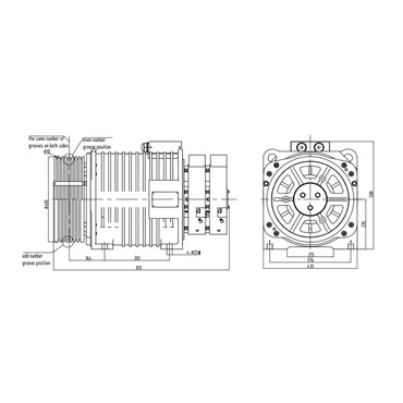Elevator Traction Machine WR-D 400 Series