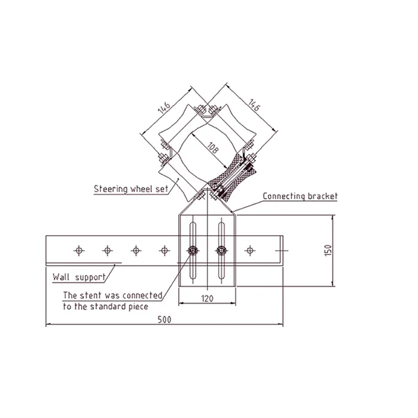 Fully Plastic Compensation Chain Guide Device PR16838A