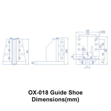 OX-018 Sliding Guide Shoe