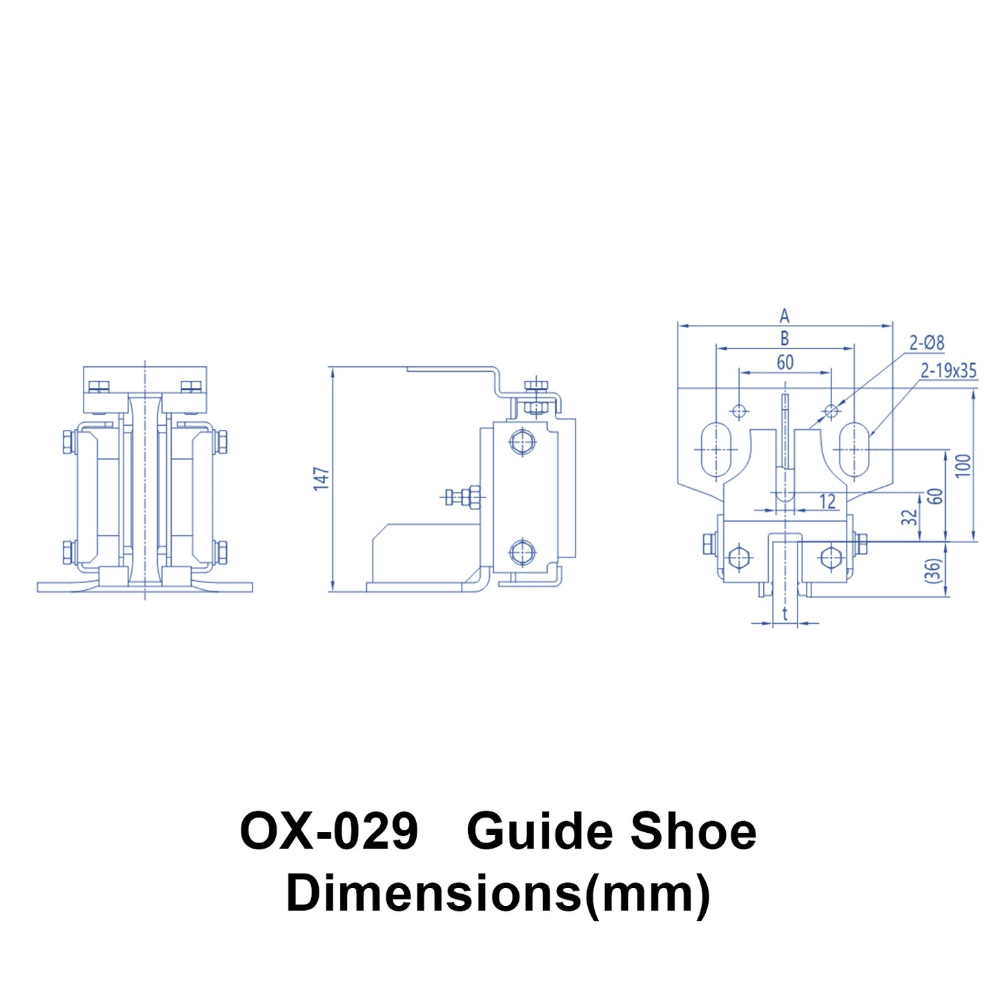 OX-029 Sliding Guide Shoe