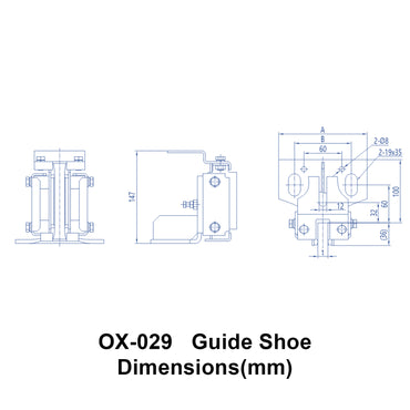 OX-029 Sliding Guide Shoe