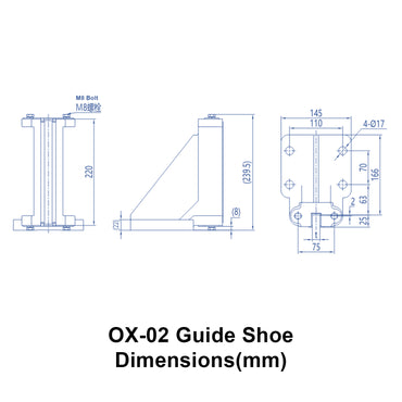 OX-02 Sliding Guide Shoe