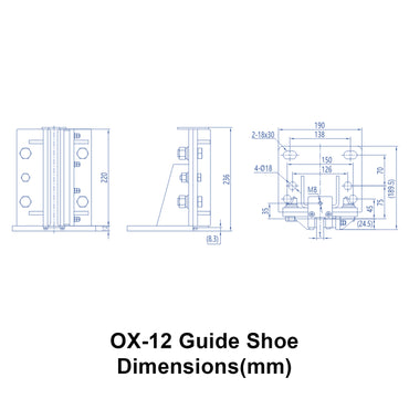 OX-12 Sliding Guide Shoe