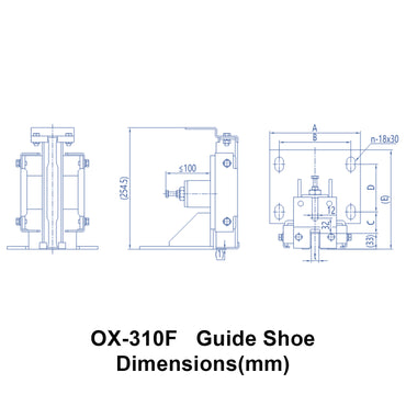 OX-310F Sliding Guide Shoe