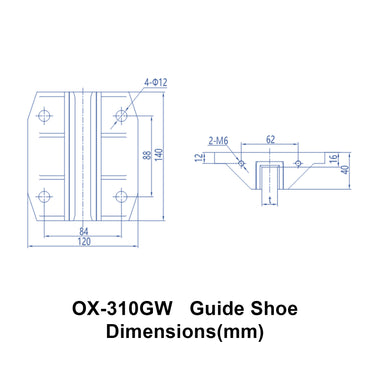 OX-310GW Sliding Guide Shoe
