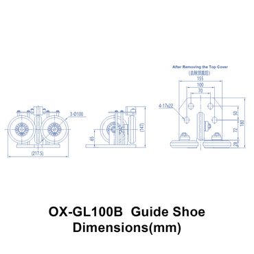 OX-GL100B Rolling Guide Shoe