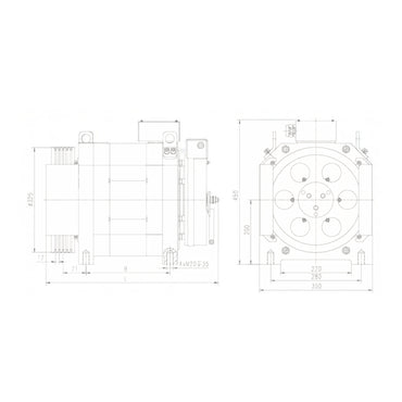 RUBAN-630 Gearless Traction Machine