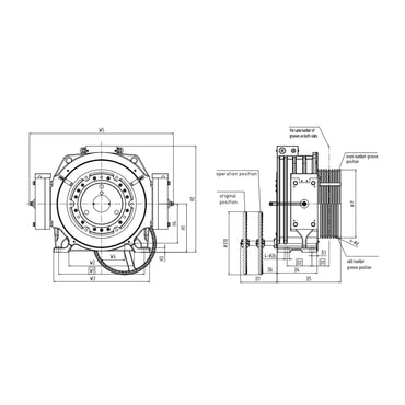 Elevator Traction Machine WJC-EH Series