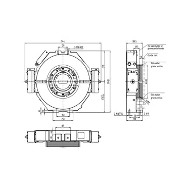 Elevator Traction Machine WJC-T Series