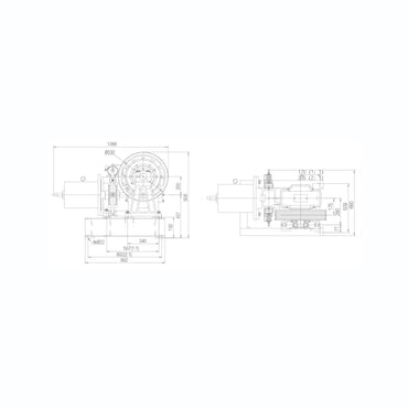 YJ200A Geard traction machine