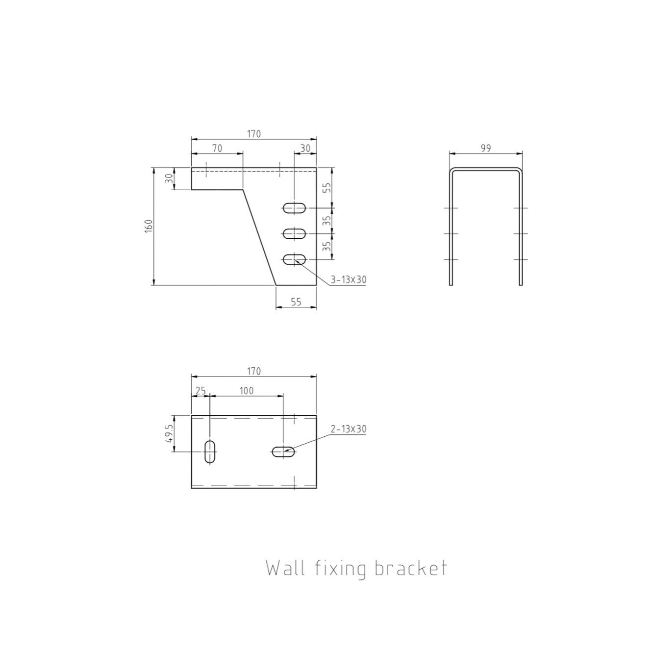 Hybrid Rail Bracket Set